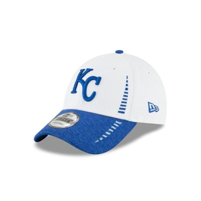 White Kansas City Royals Hat - New Era MLB Speed Tech 9FORTY Adjustable Caps USA7041962